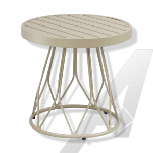 mesa lateral eiffel aluminio